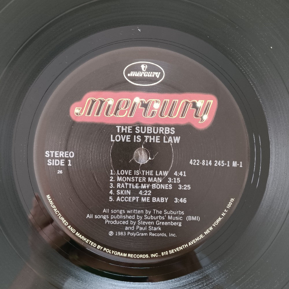 The Suburbs - Love Is The Law PROMO - 1983 - 814 245-1 M-1 - Used - EX - Vinyl