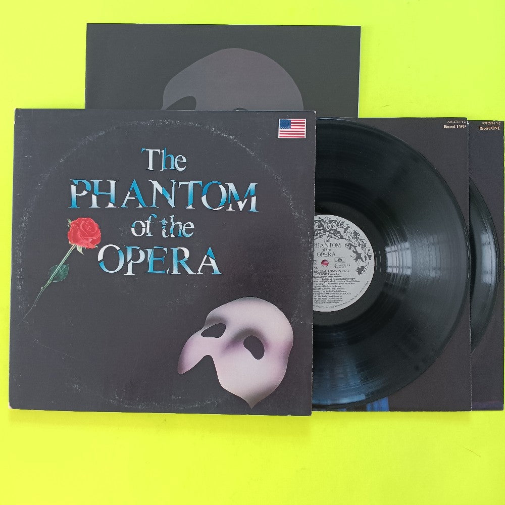 Andrew Lloyd Webber - The Phantom Of The Opera 2LP Booklet - 1987 - 831 273-1 Y-2 - Used - VG++ - Vinyl