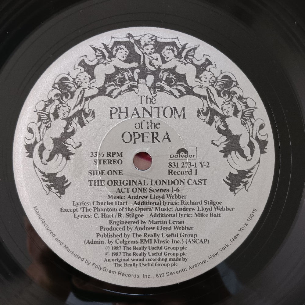 Andrew Lloyd Webber - The Phantom Of The Opera 2LP Booklet - 1987 - 831 273-1 Y-2 - Used - VG++ - Vinyl