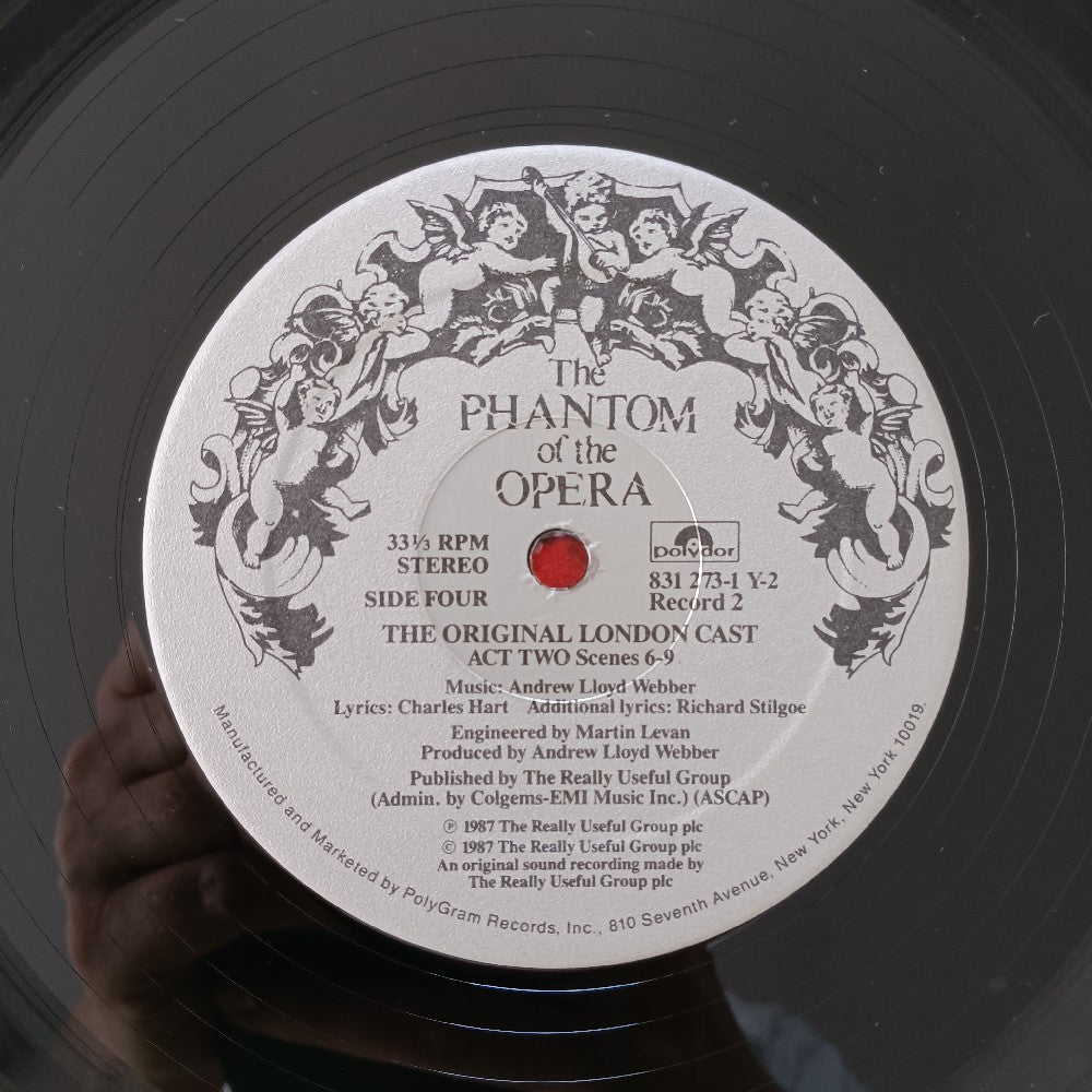Andrew Lloyd Webber - The Phantom Of The Opera 2LP Booklet - 1987 - 831 273-1 Y-2 - Used - VG++ - Vinyl