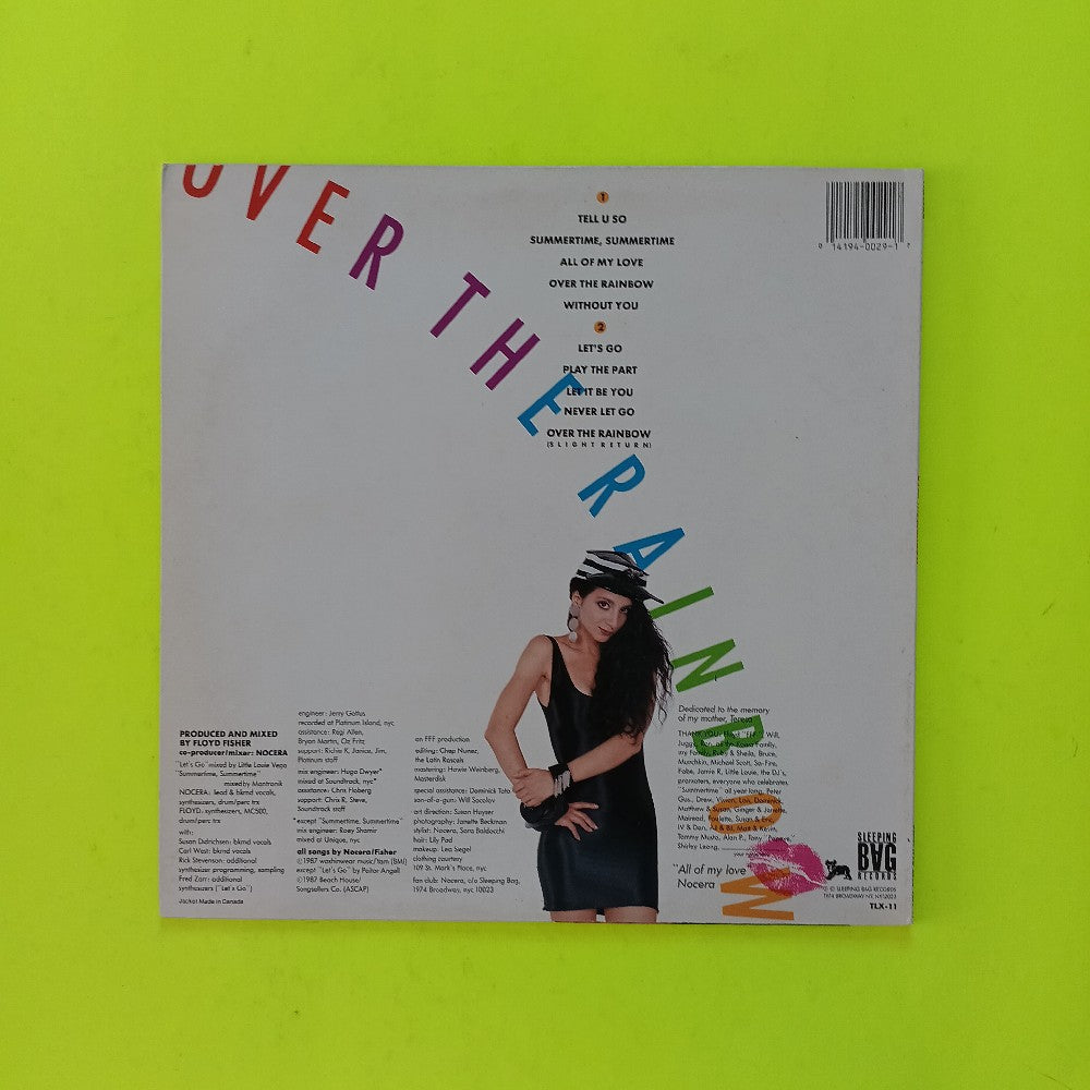 Nocera - Over The Rainbow - 1987 - TLX-11 - Used - VG++ - Vinyl