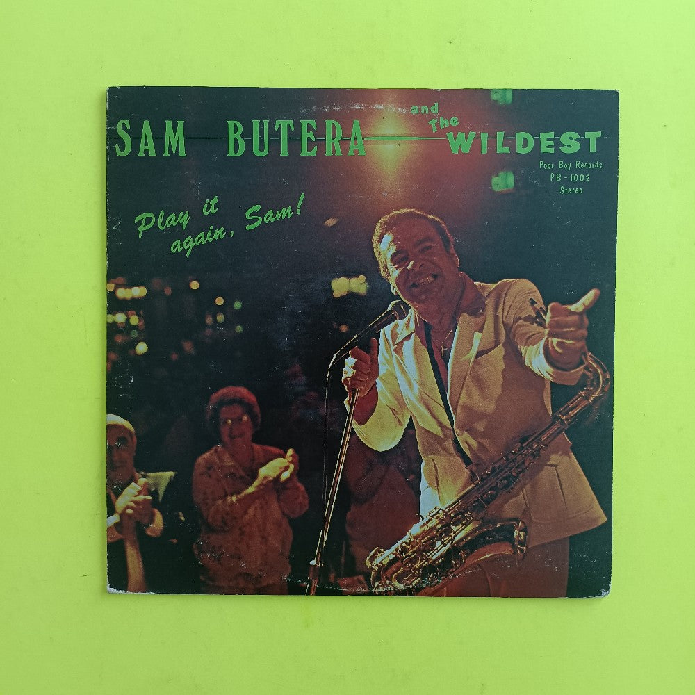 Sam Butera & The Wildest - Play It Again Sam SIGNED - 1980 - PB 1002 - Used - VG++ - Vinyl