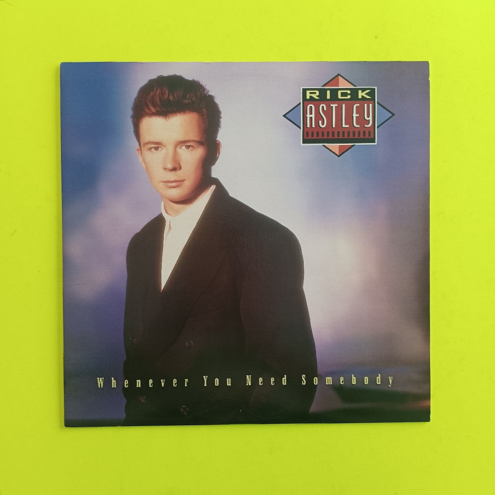 Rick Astley - Whenever You Need Somebody - 1987 - 6822-1-R - Used - VG++ - Vinyl