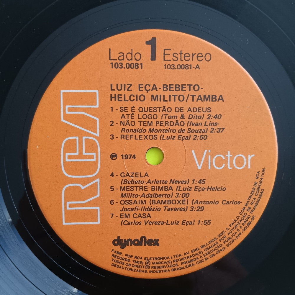 Tamba Trio - Tamba BRAZIL - 1974 - 103.0081 - Used - VG+ - Vinyl