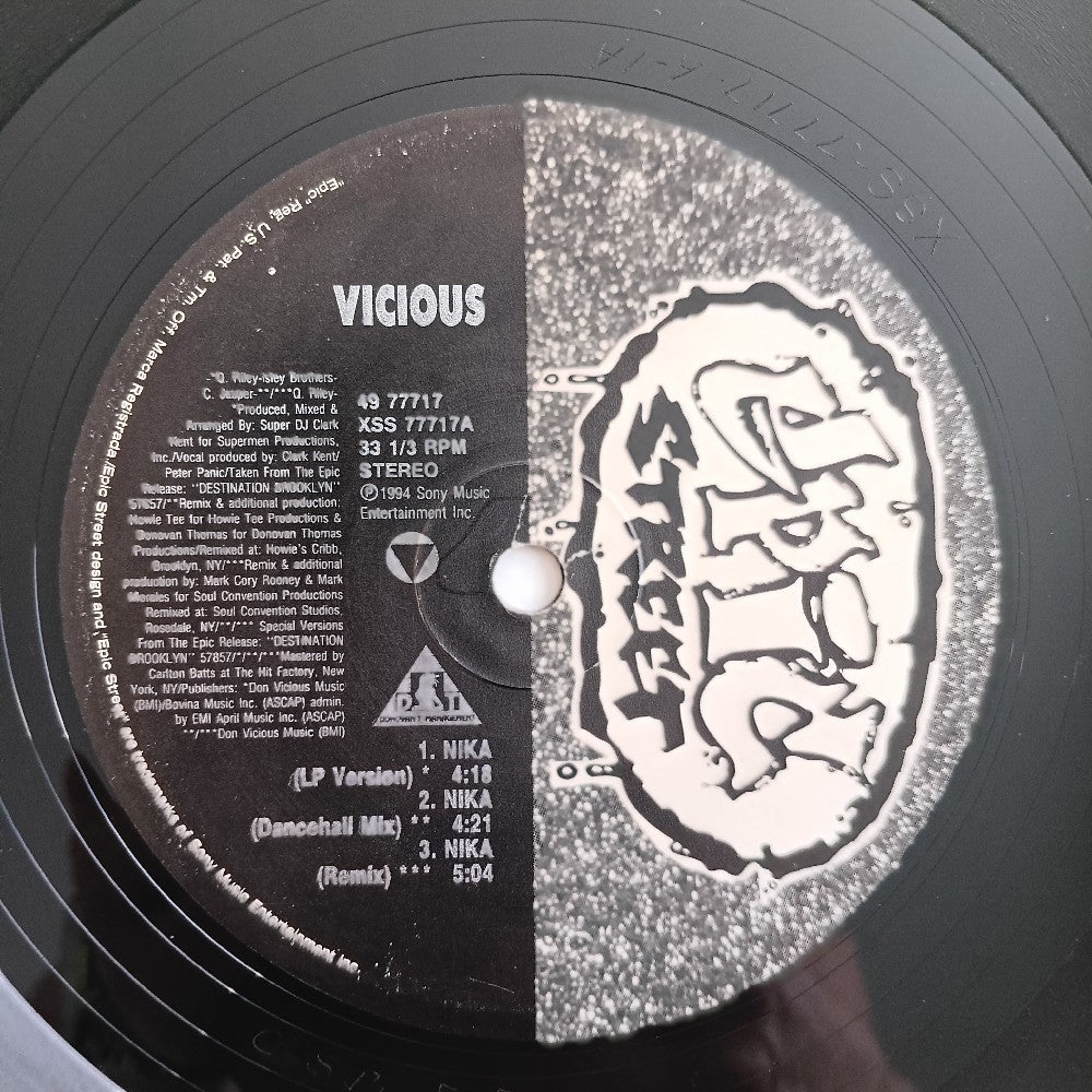 Lil' Vicious - Nika 12" - 1994 - 49 77717 - Used - VG+ - Vinyl