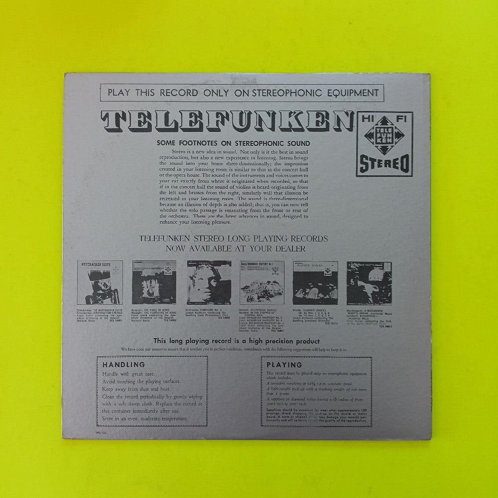 Ludwig Hoelscher - Dvorak: Cello Concerto B Minor - 1959 - TCS 18022 - Used - EX - Vinyl