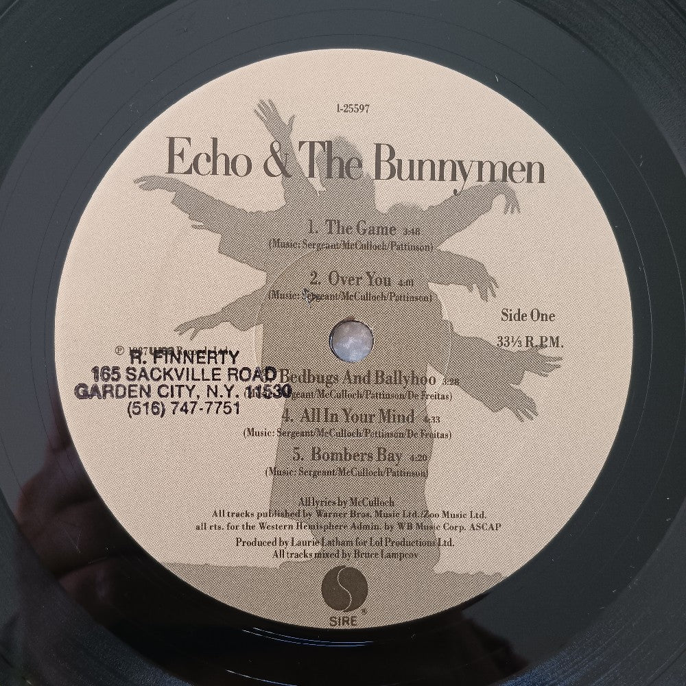 Echo & The Bunnymen - Echo & The Bunnymen Self Titled PROMO - 1987 - 9 25597-1 - Used - VG++ - Vinyl