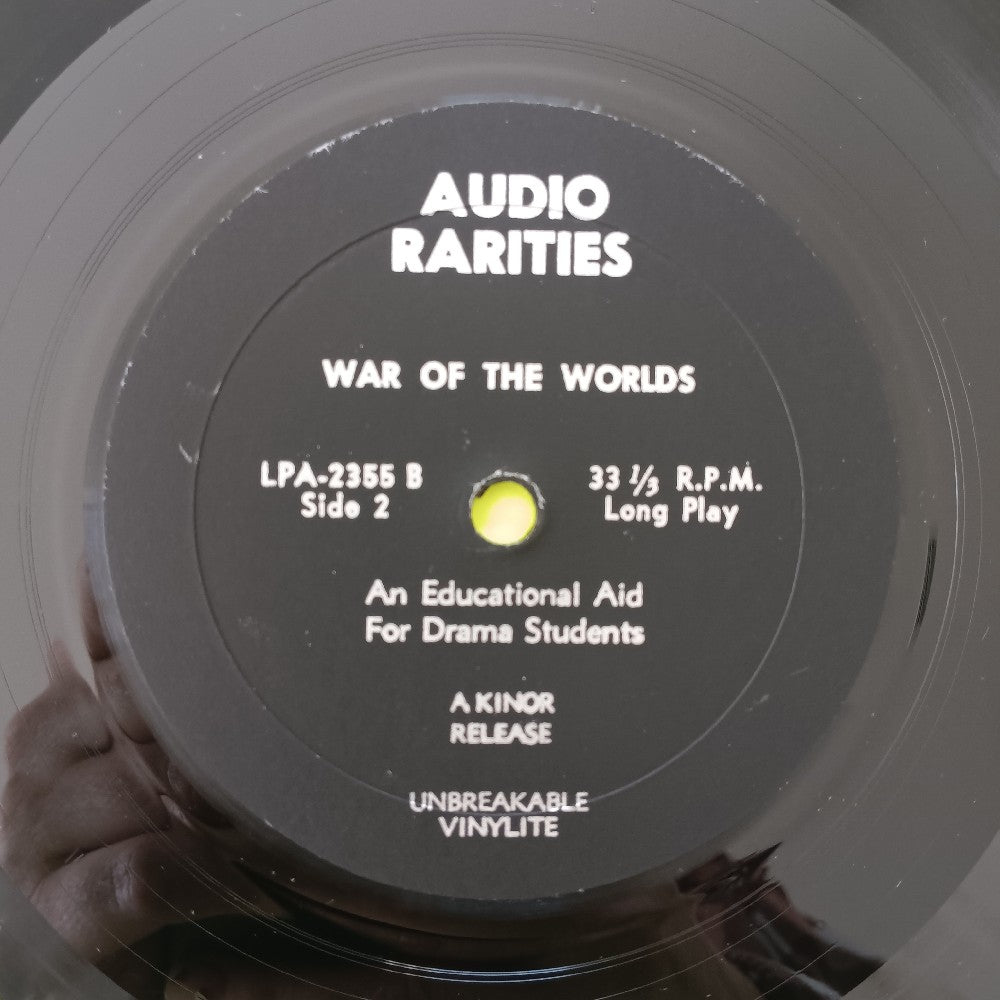 Orson Welles - The War Of The Worlds SHRINK - 1955 - LPA 2355 - Used - VG++ - Vinyl