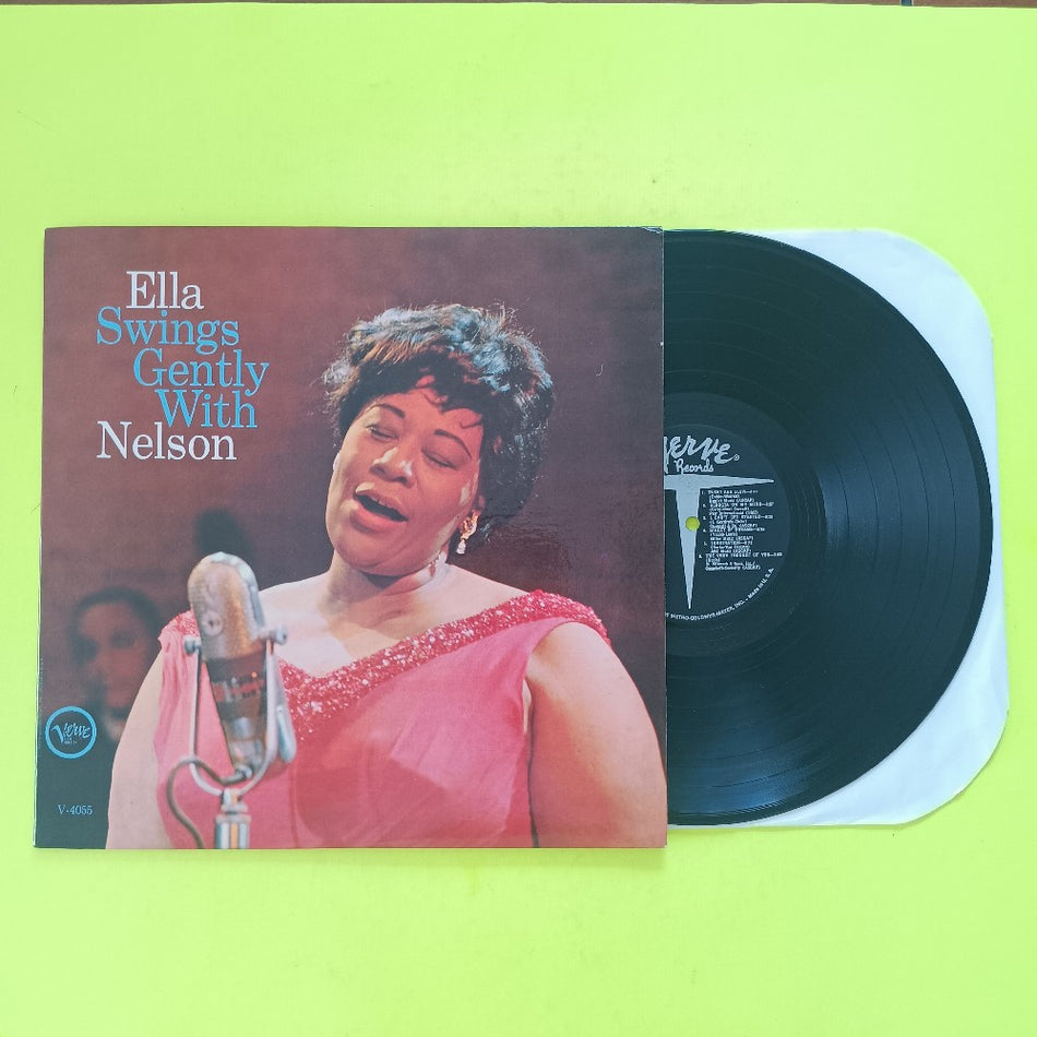 Ella Fitzgerald & Nelson Riddle - Ella Swings Gently With Nelson MONO - 1962 - V-4055 - Used - VG++ - Vinyl