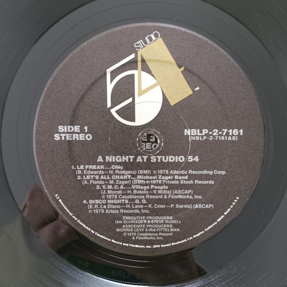 Various - A Night At Studio 54 2LP - 1979 - NBLP-2-7161 - Used - VG++ - Vinyl